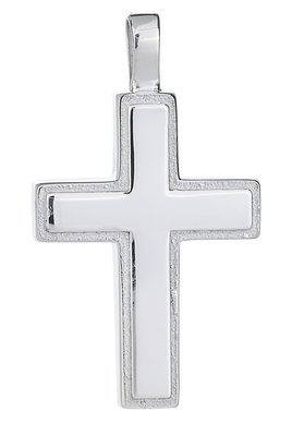 Sterling Silver Large Cross Pendant